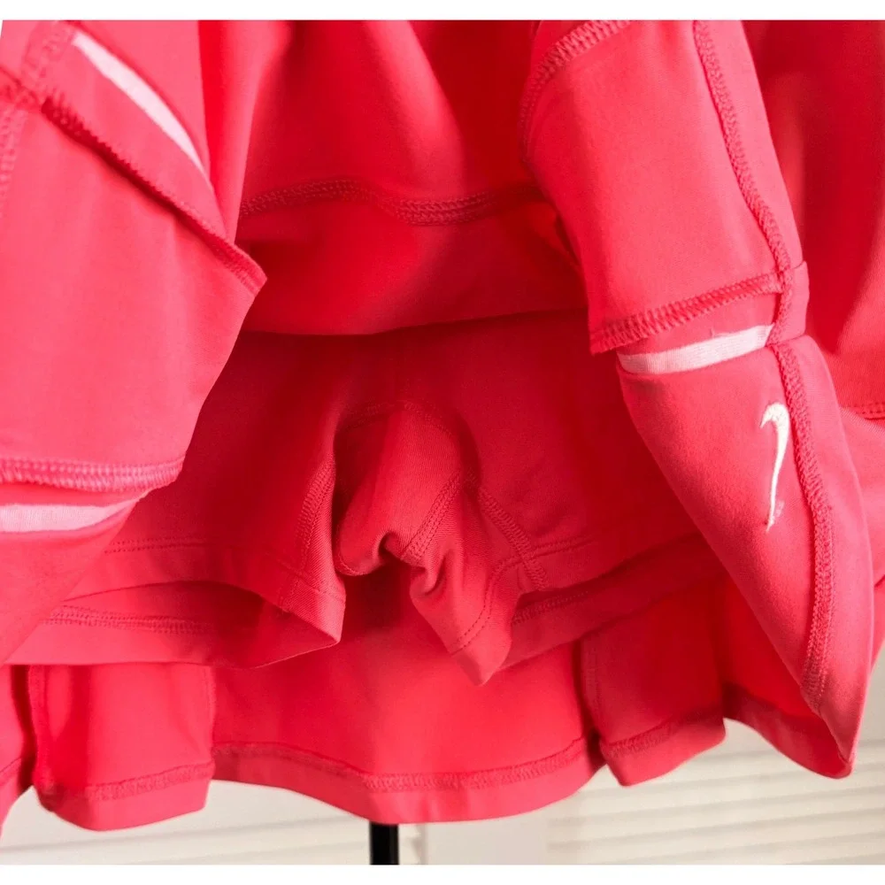 Nike Dri-FIT Tennis Skort Pink Pleated Athletic Skirt Size Medium